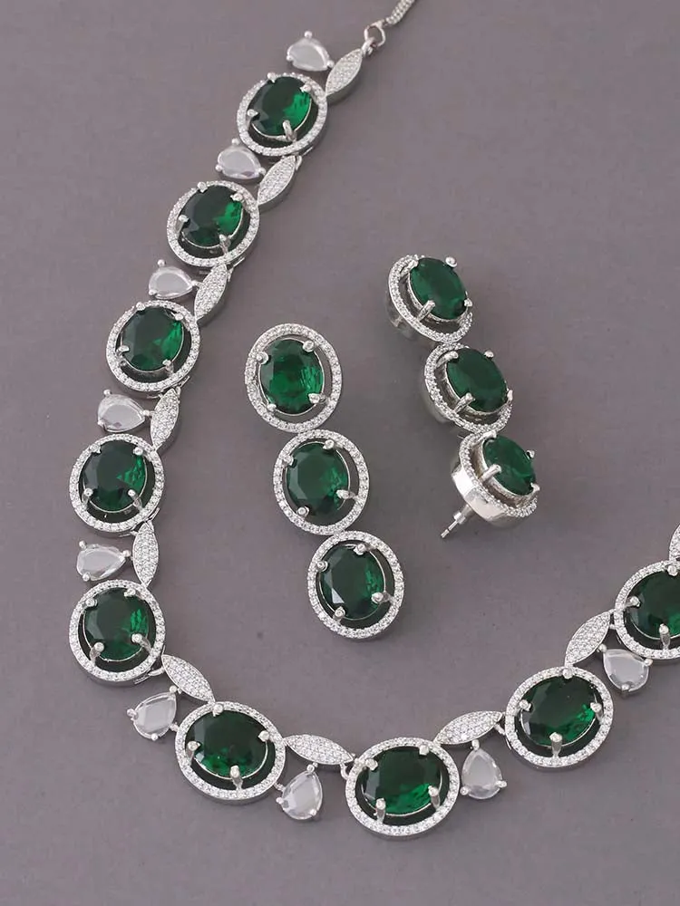 Emerald  Faith Zirconia Jewellery Set