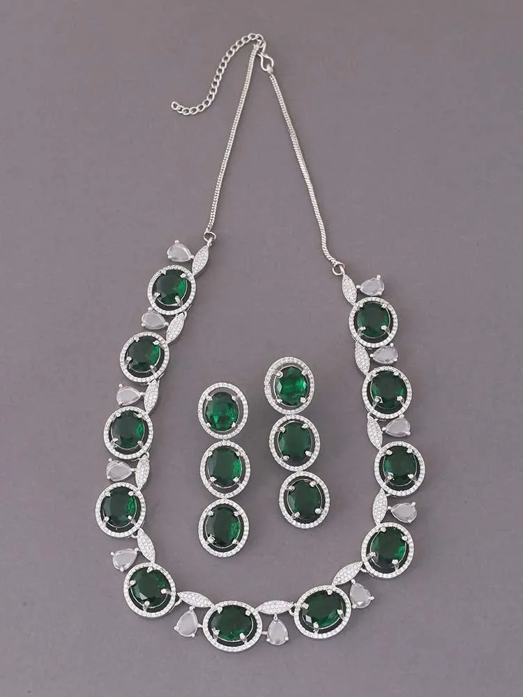 Emerald  Faith Zirconia Jewellery Set