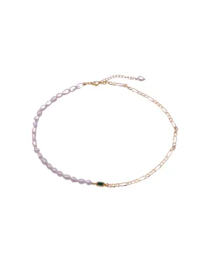 Emerald Pearl Necklace