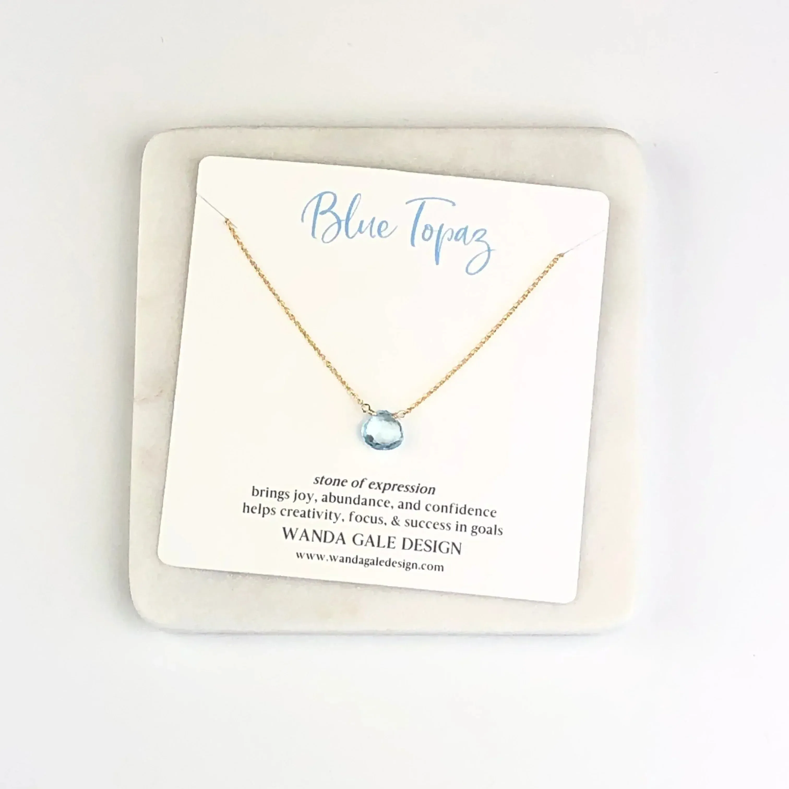 Energy stone necklace - Iolite