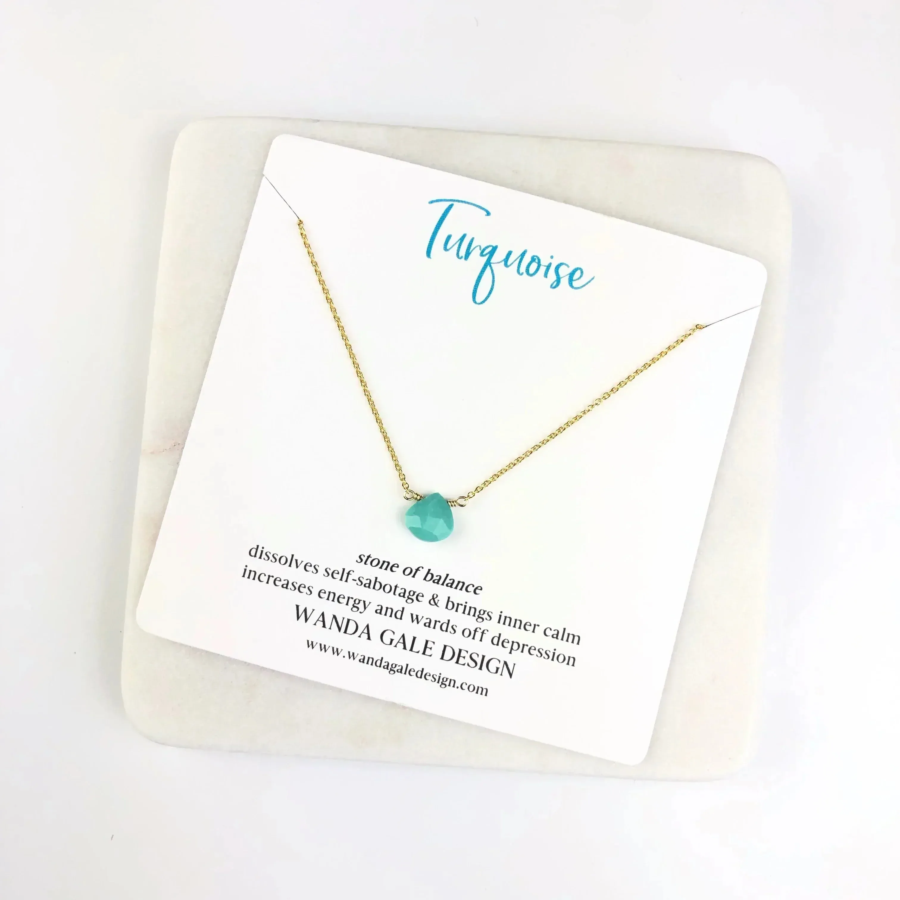 Energy stone necklace - Iolite
