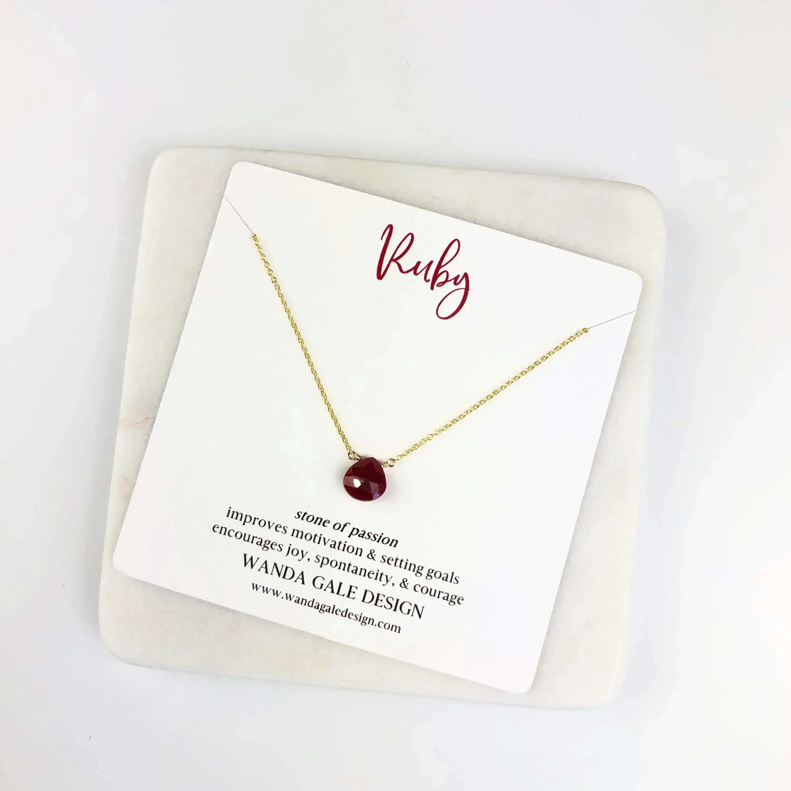 Energy stone necklace - Iolite