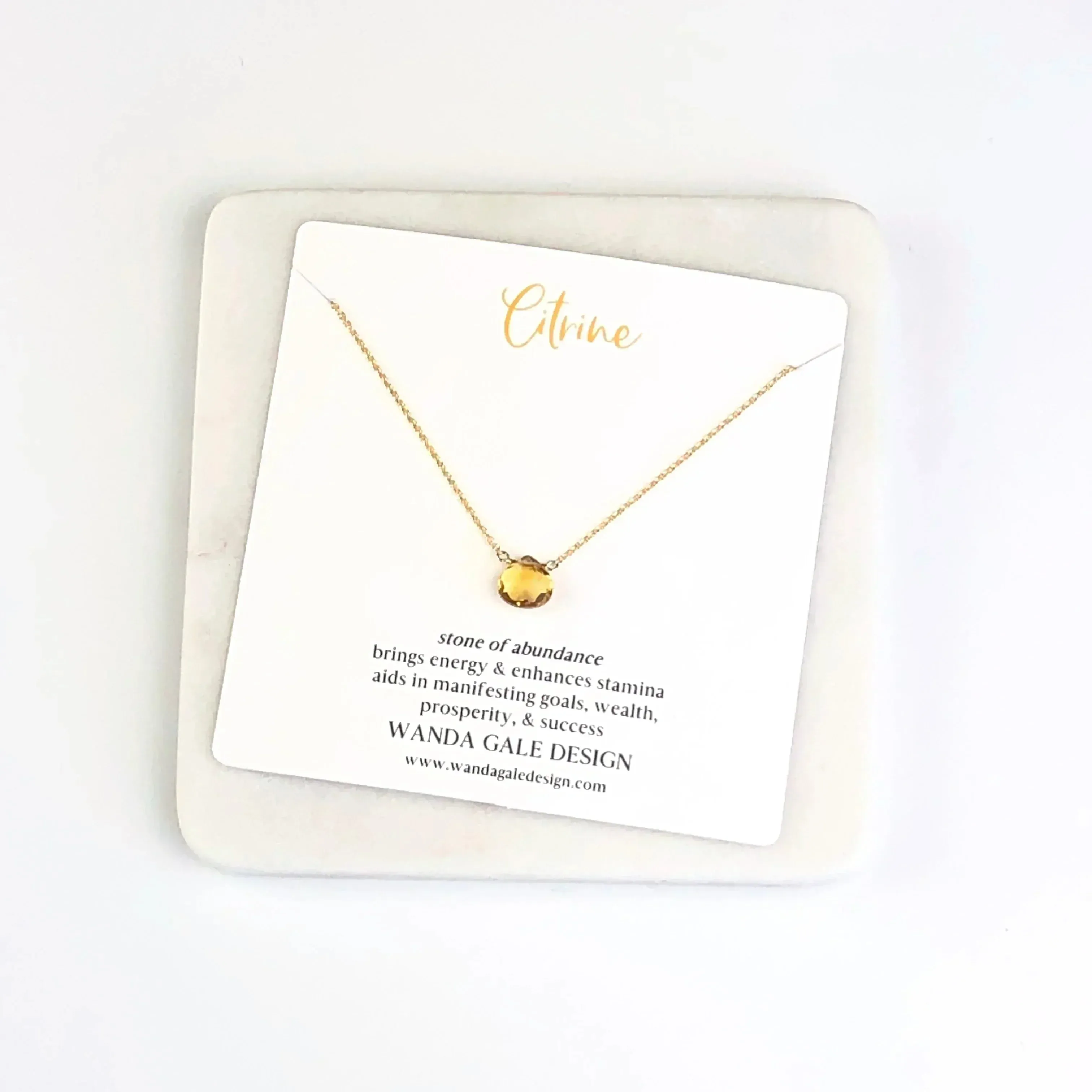 Energy stone necklace - Iolite