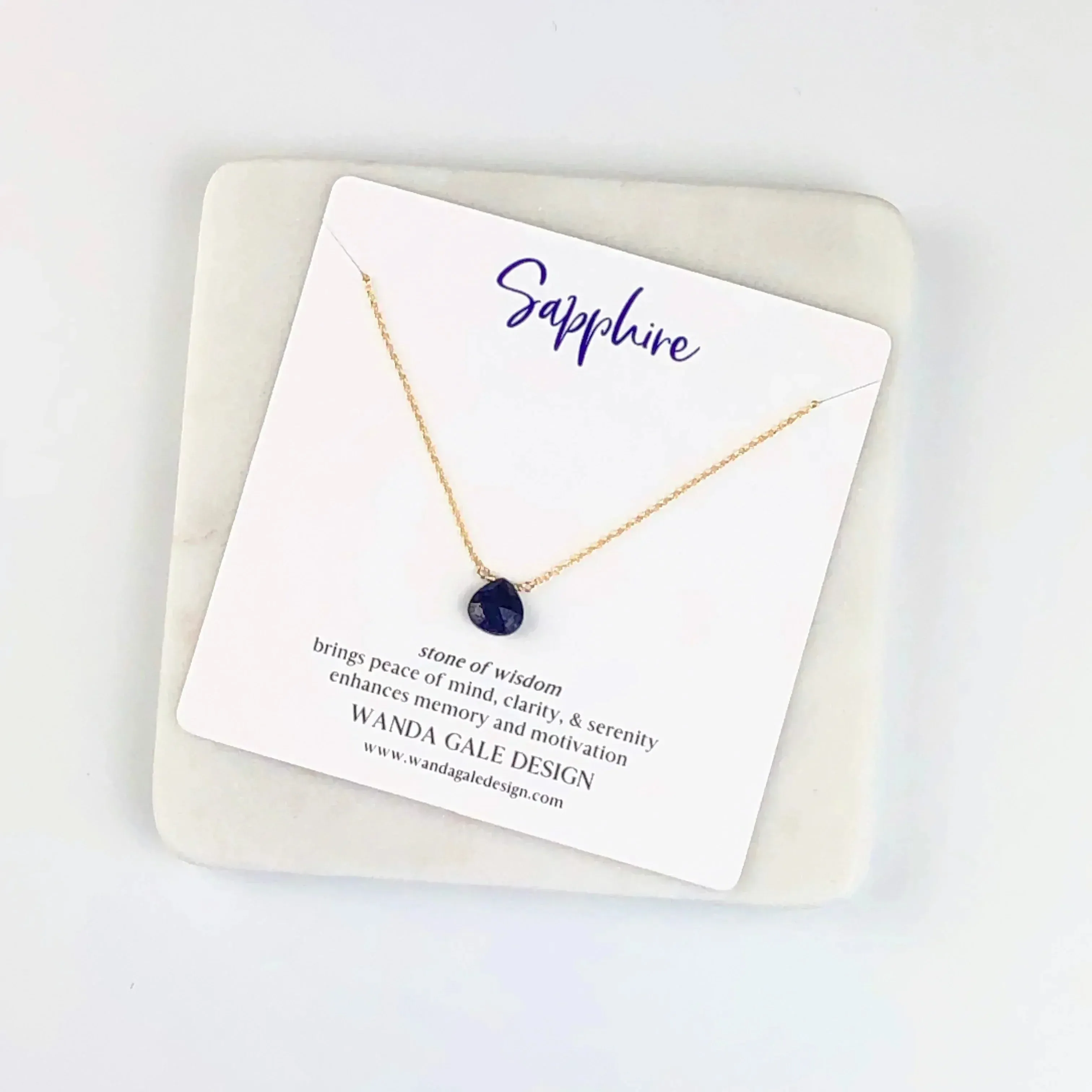 Energy stone necklace - Iolite