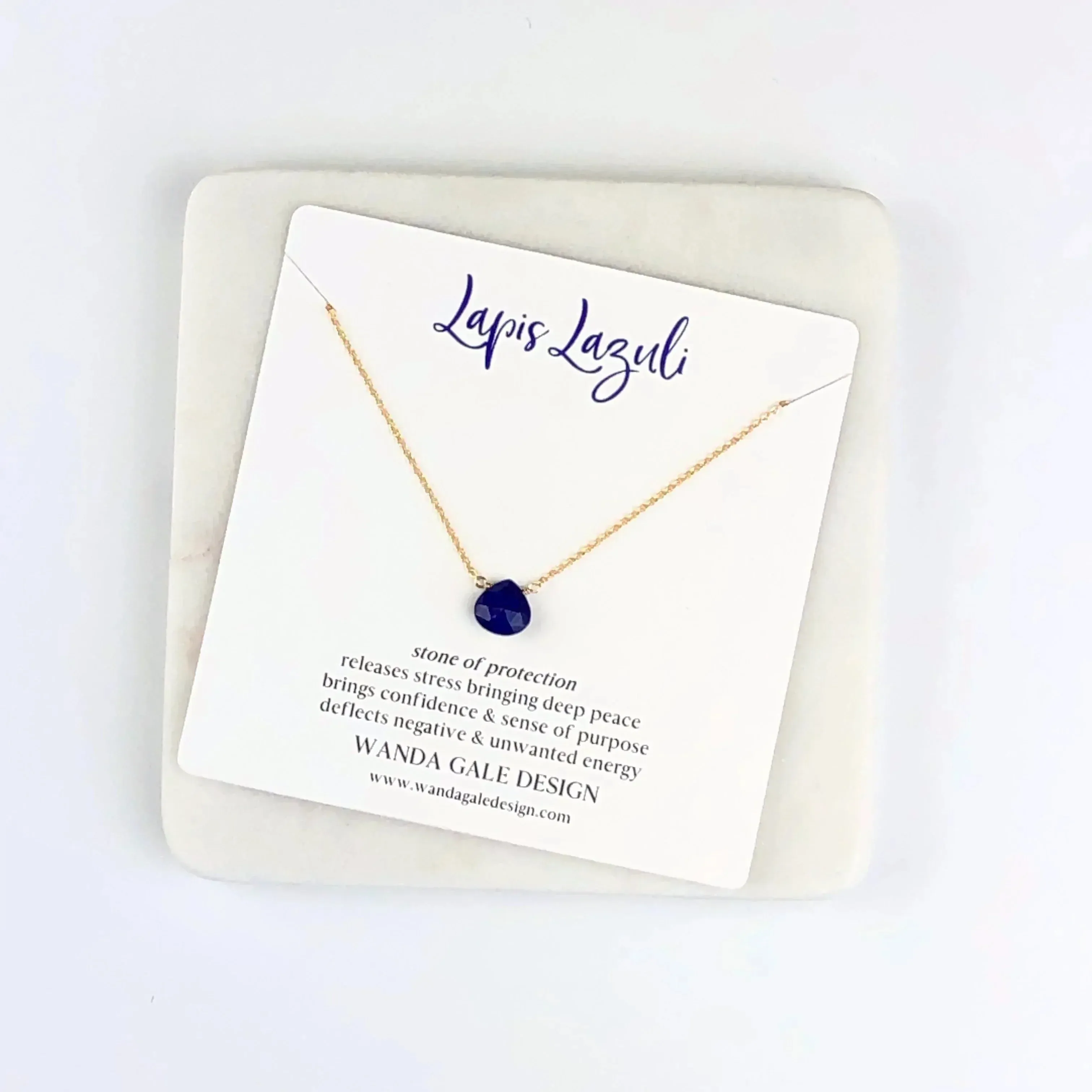 Energy stone necklace - Iolite