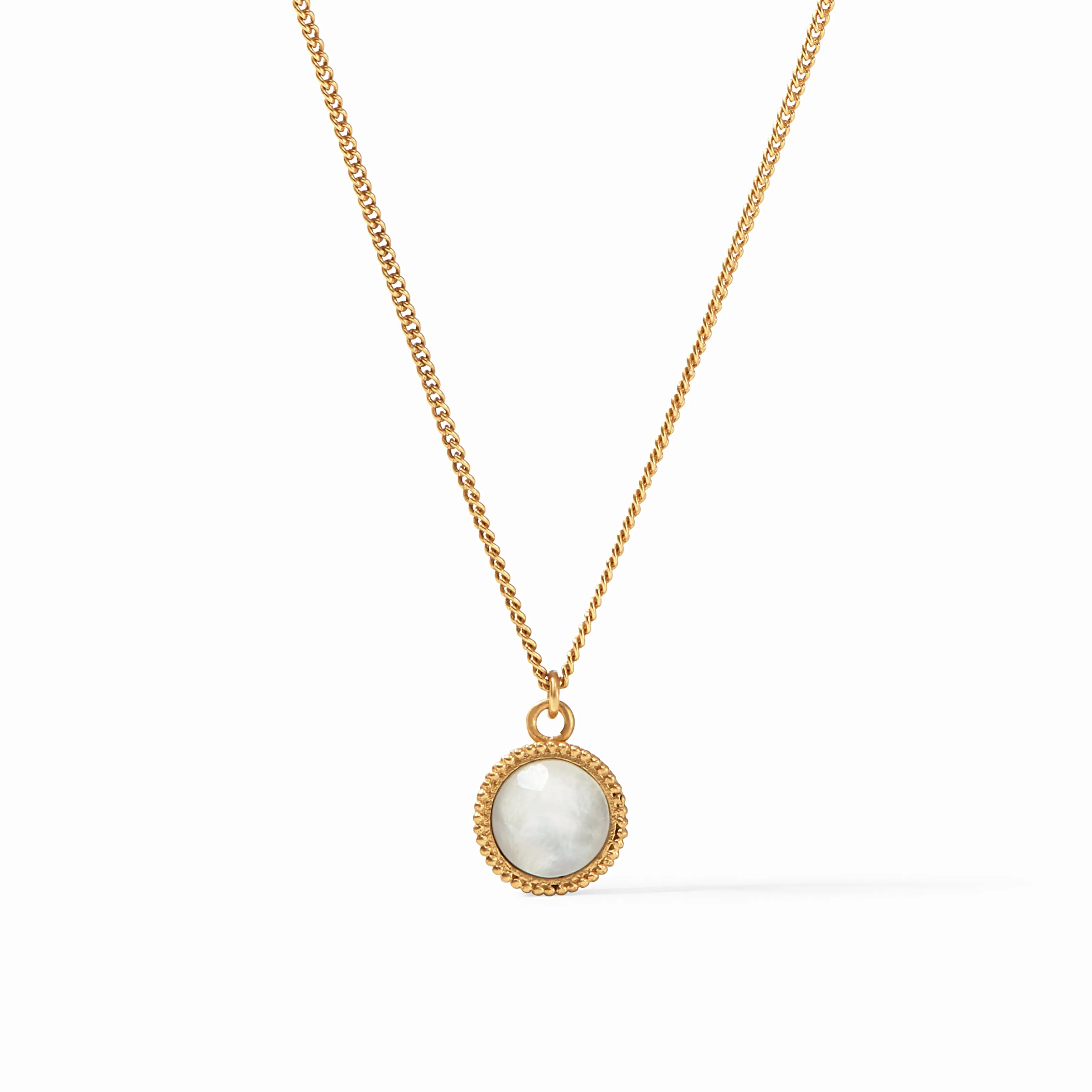 Fleur-de-Lis Solitaire Necklace