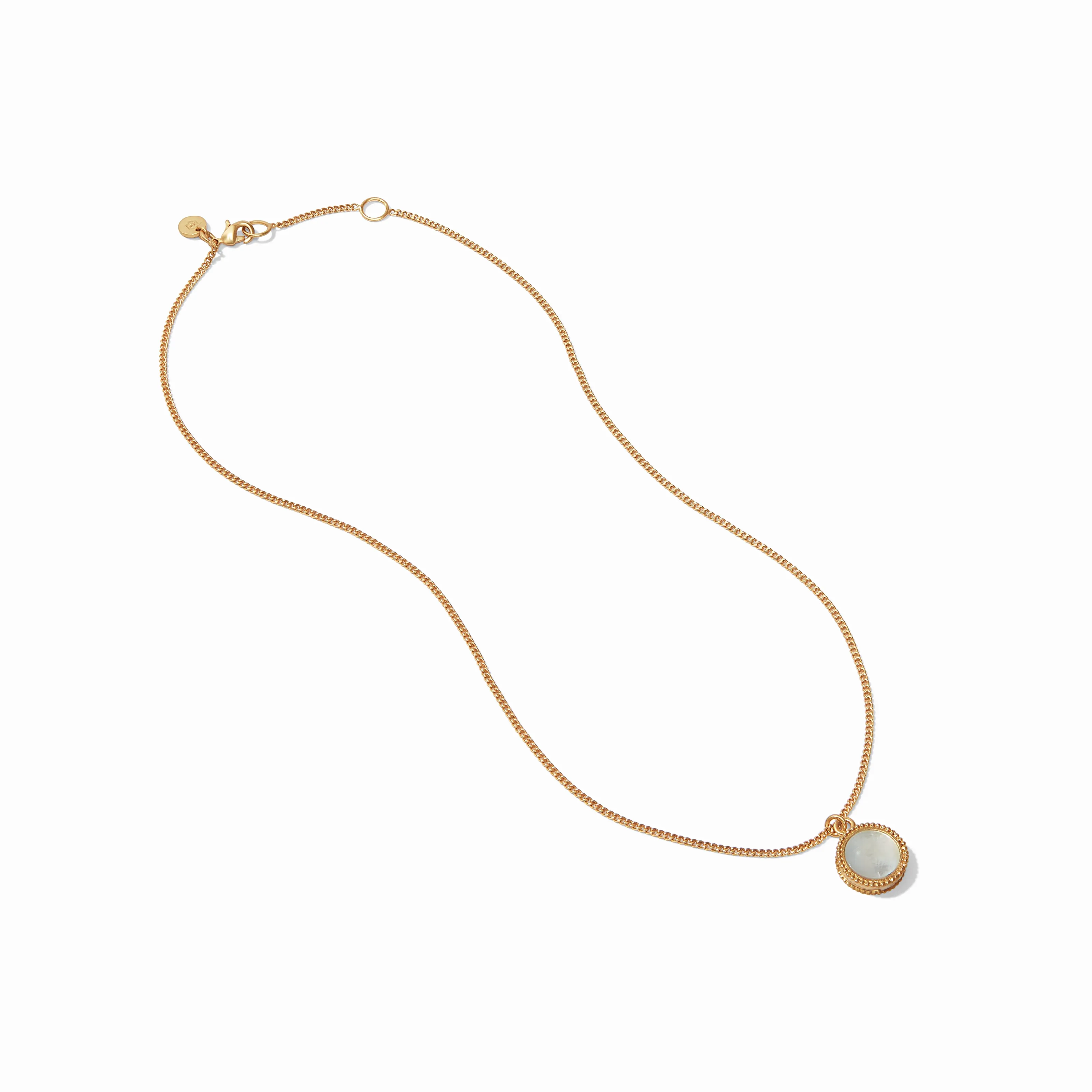 Fleur-de-Lis Solitaire Necklace