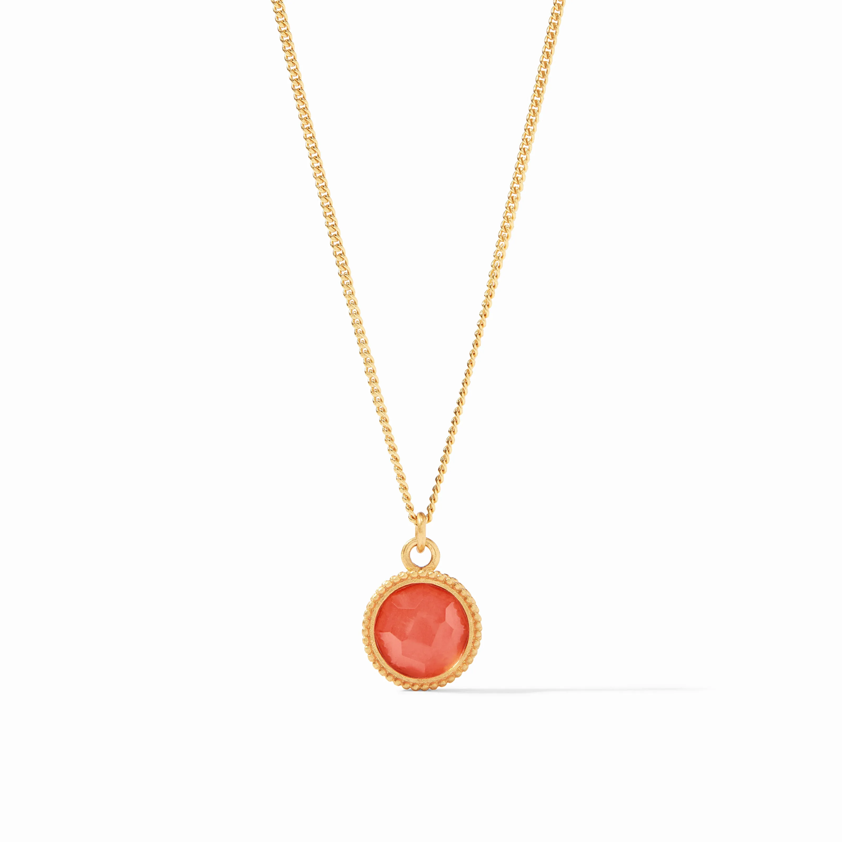 Fleur-de-Lis Solitaire Necklace