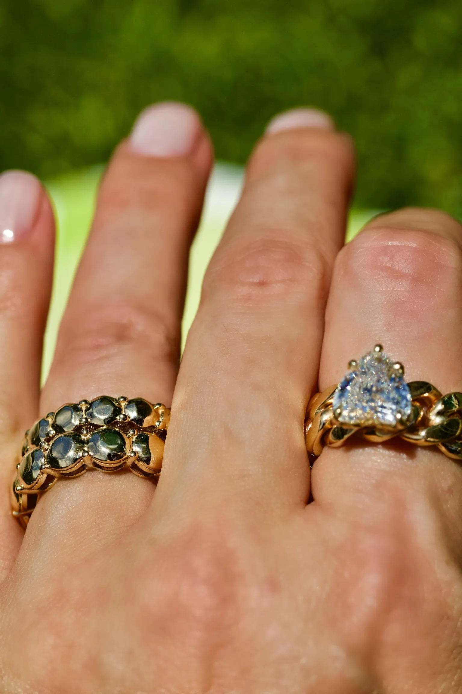 Goldstone™ Eternity Band