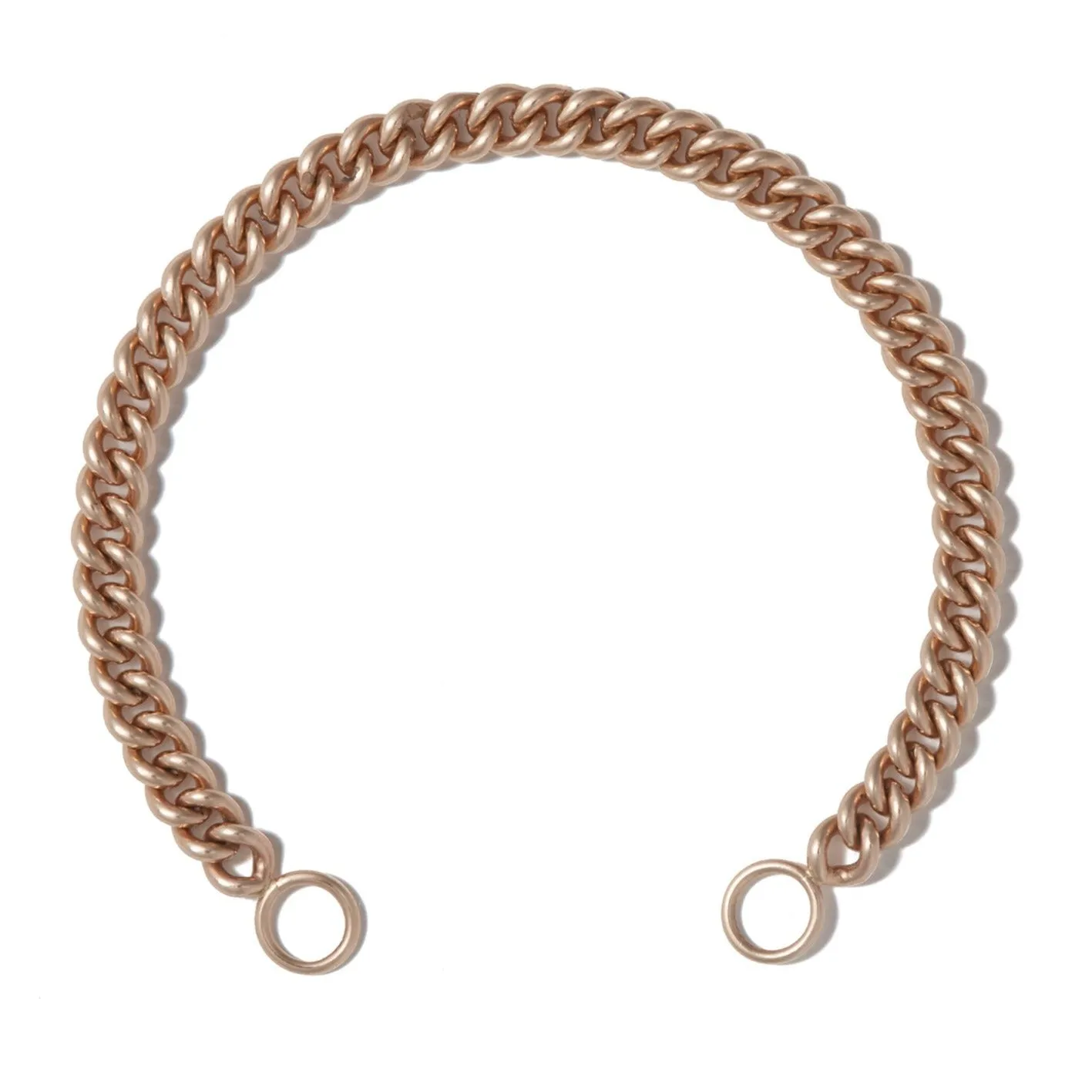 Heavy Curb Chain in Gold Bracelet