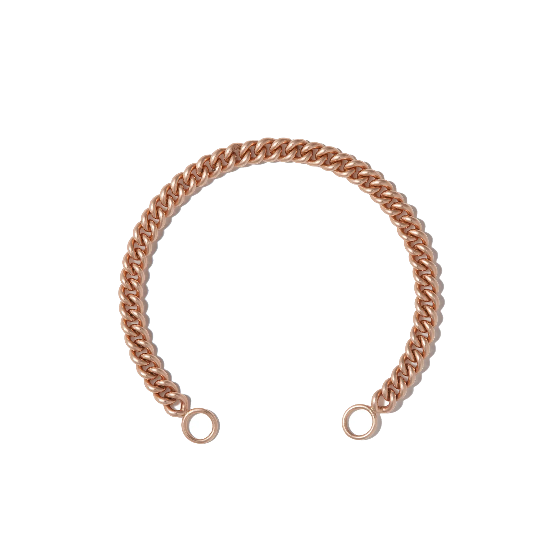 Heavy Curb Chain in Gold Bracelet