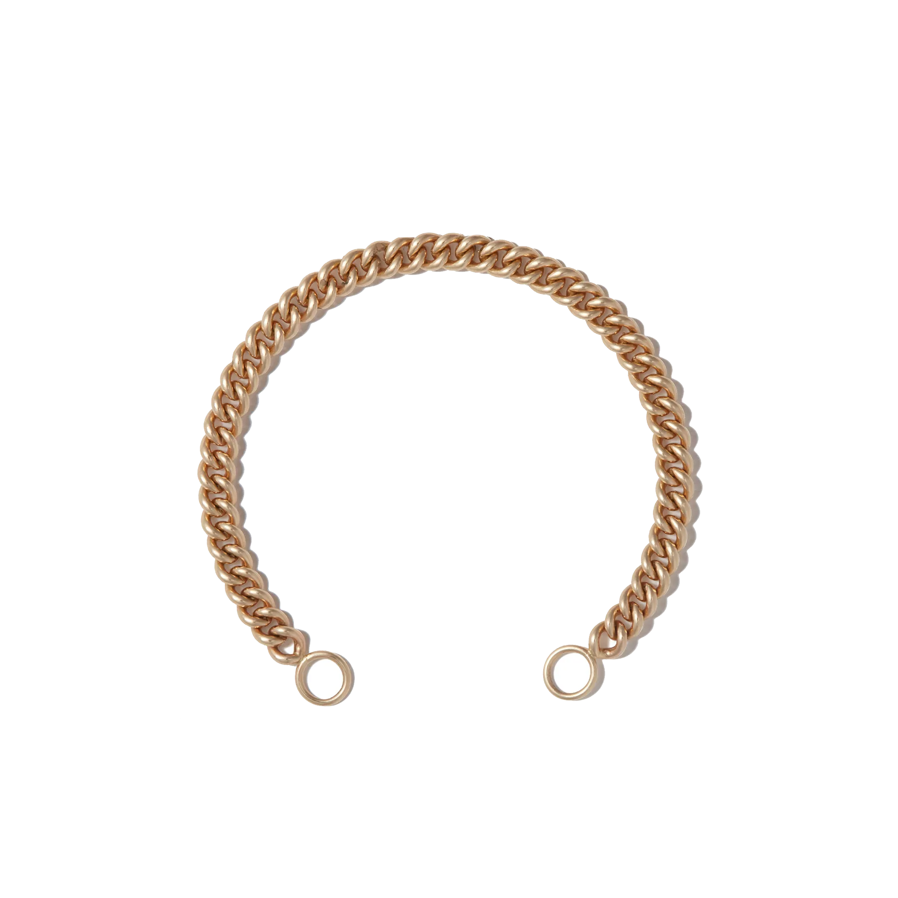 Heavy Curb Chain in Gold Bracelet