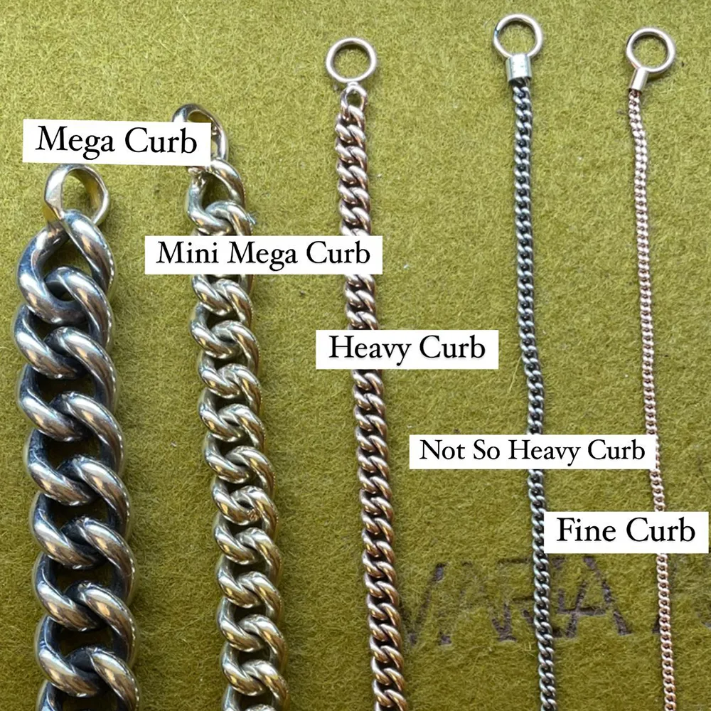 Heavy Curb Chain in Gold Bracelet