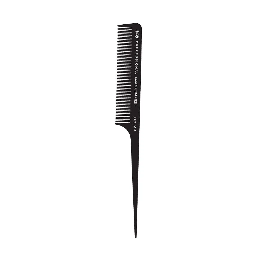 Hi Lift Carbon   Ion Plastic Tail Comb No.24