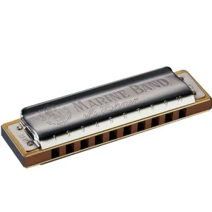 Hohner 1896BX-D Marine Band 1896 Classic Harmonica In D Key