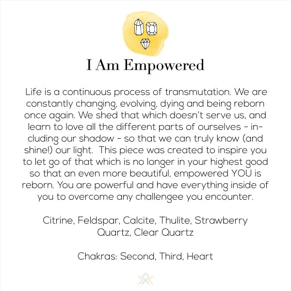 I Am Empowered Mala Necklace