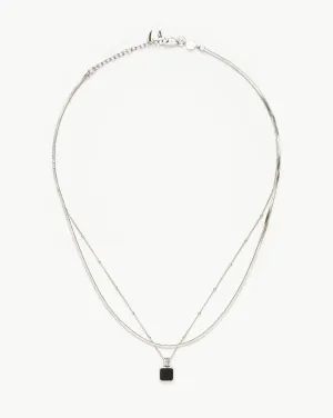Iconic Lucy Williams Black Onyx Necklace Set