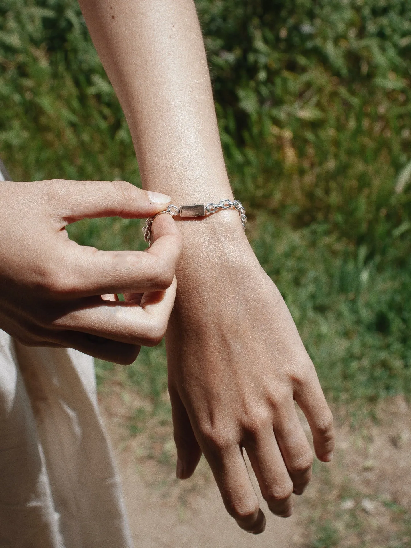 ID Box Lock Cable Bracelet