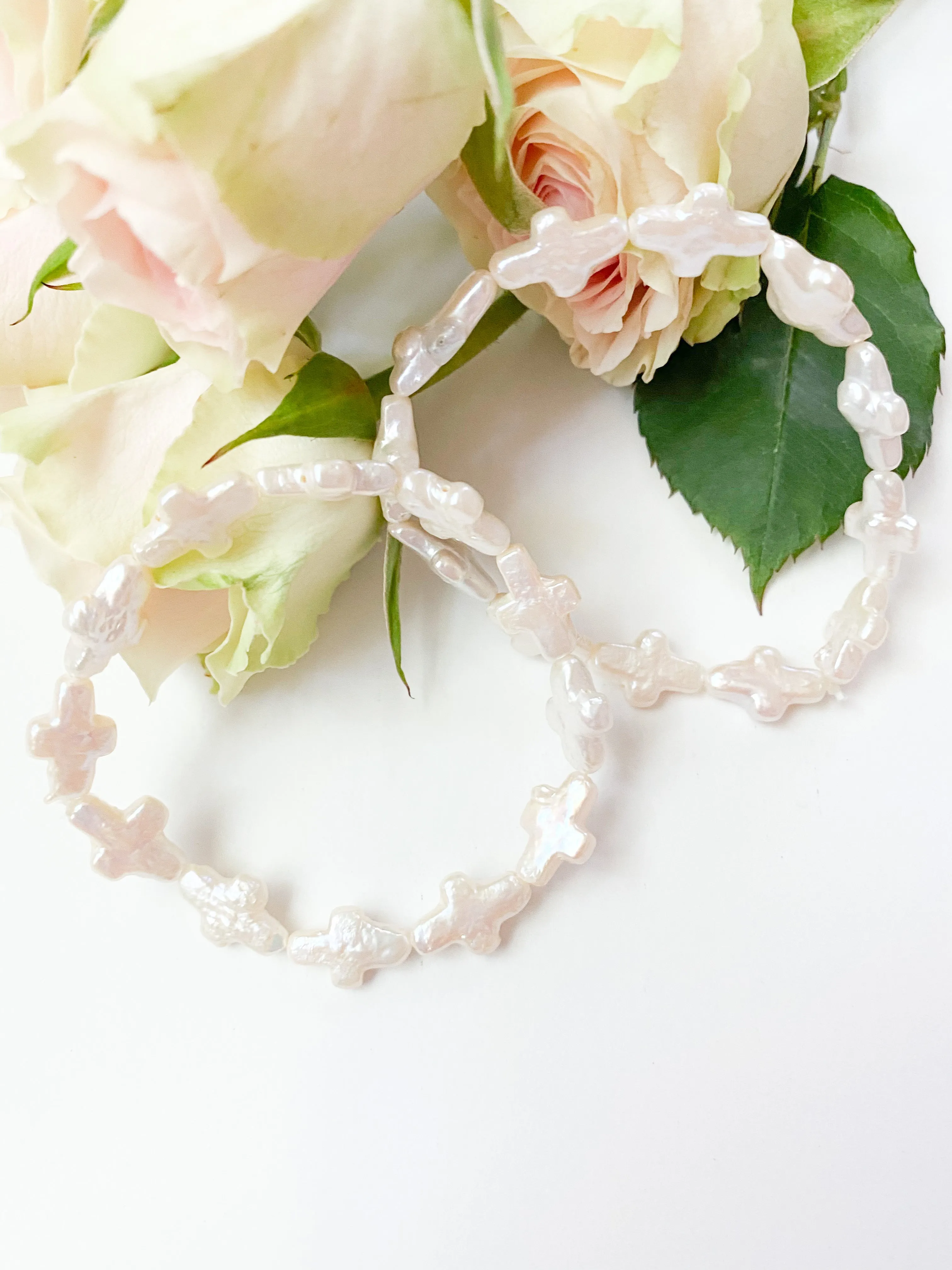 Little Cross Stretch Bracelet