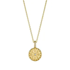 Lotus Medallion Necklace