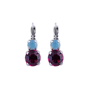Medium Double Stone Leverback Earrings in "Banana Split" *Preorder*