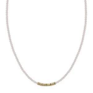 Meghan Browne Bond Necklace - Pink Quartz