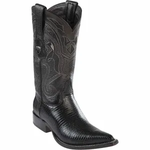 Men's Wild West Ring Lizard Skin 3X Toe Boot 2950605
