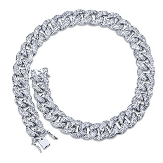 Miami Cubic Zircon Link Chain Necklace