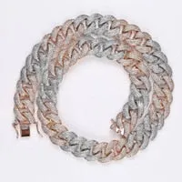 Miami Cubic Zircon Link Chain Necklace