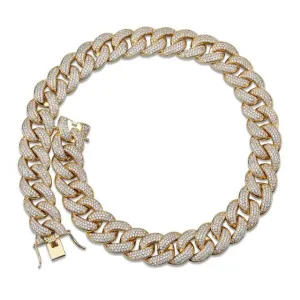 Miami Cubic Zircon Link Chain Necklace