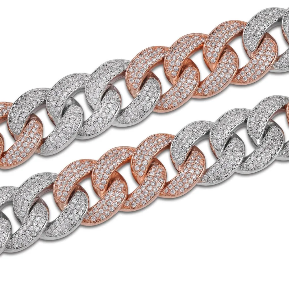 Miami Cubic Zircon Link Chain Necklace