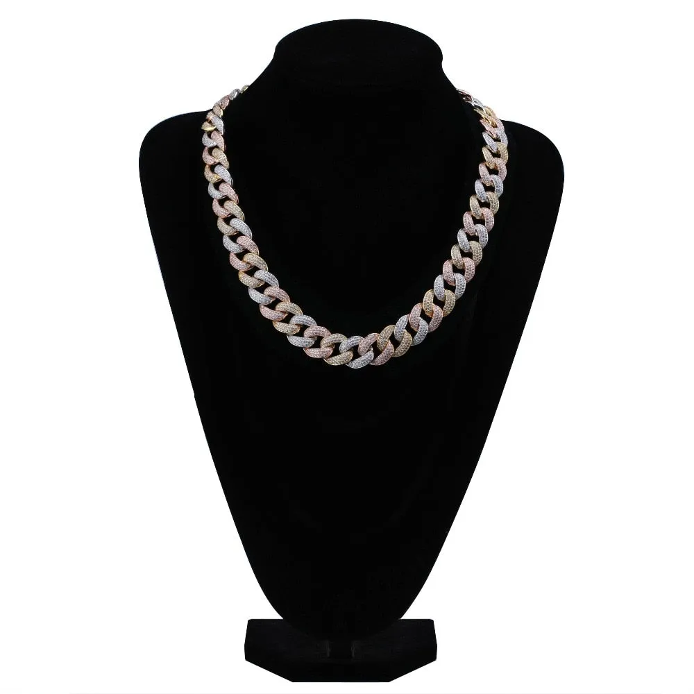 Miami Cubic Zircon Link Chain Necklace