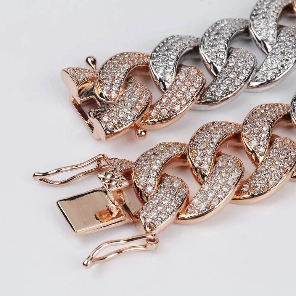 Miami Cubic Zircon Link Chain Necklace