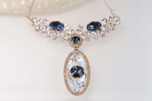Montana Navy Blue Necklace