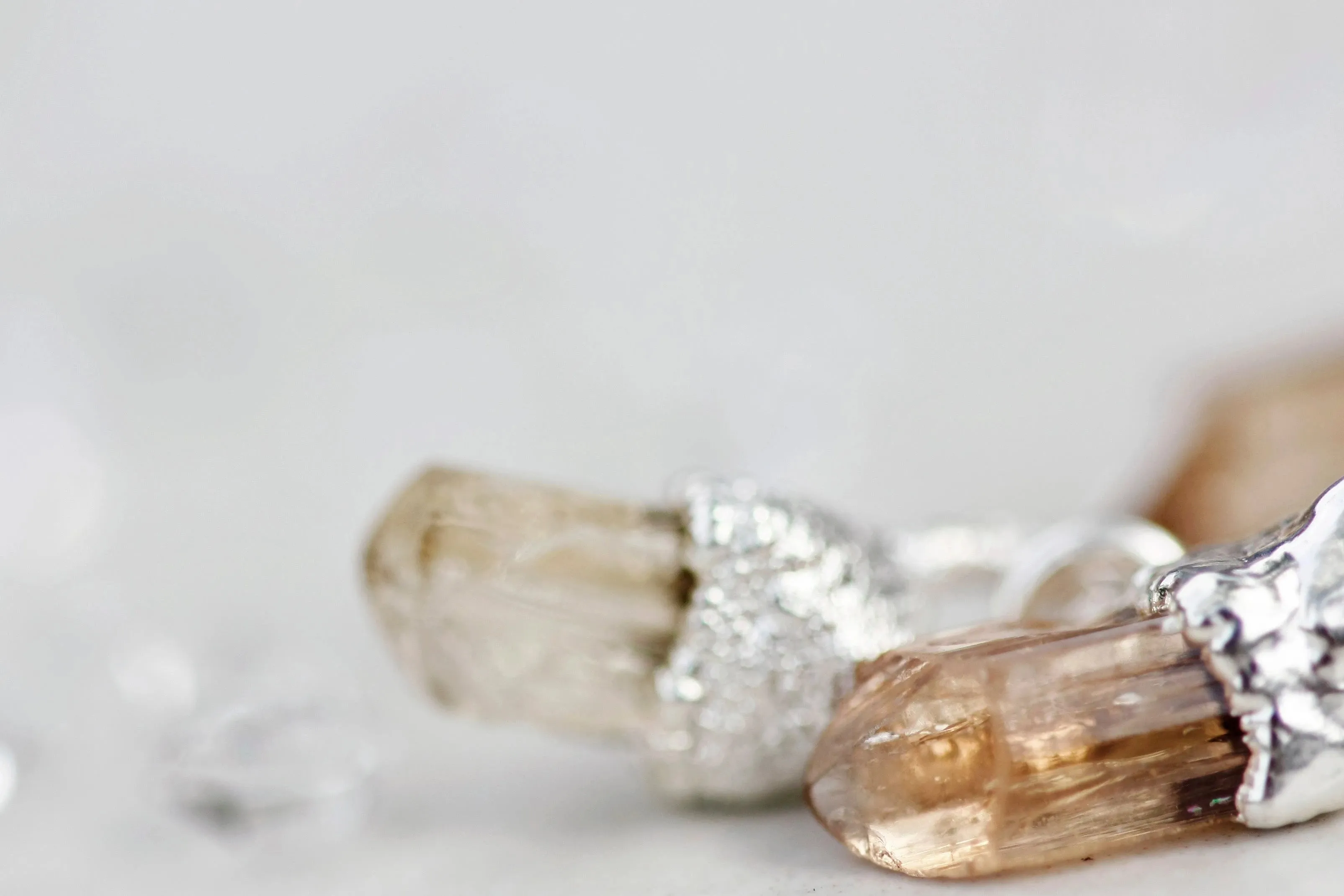 November Raindrops Necklace · Topaz