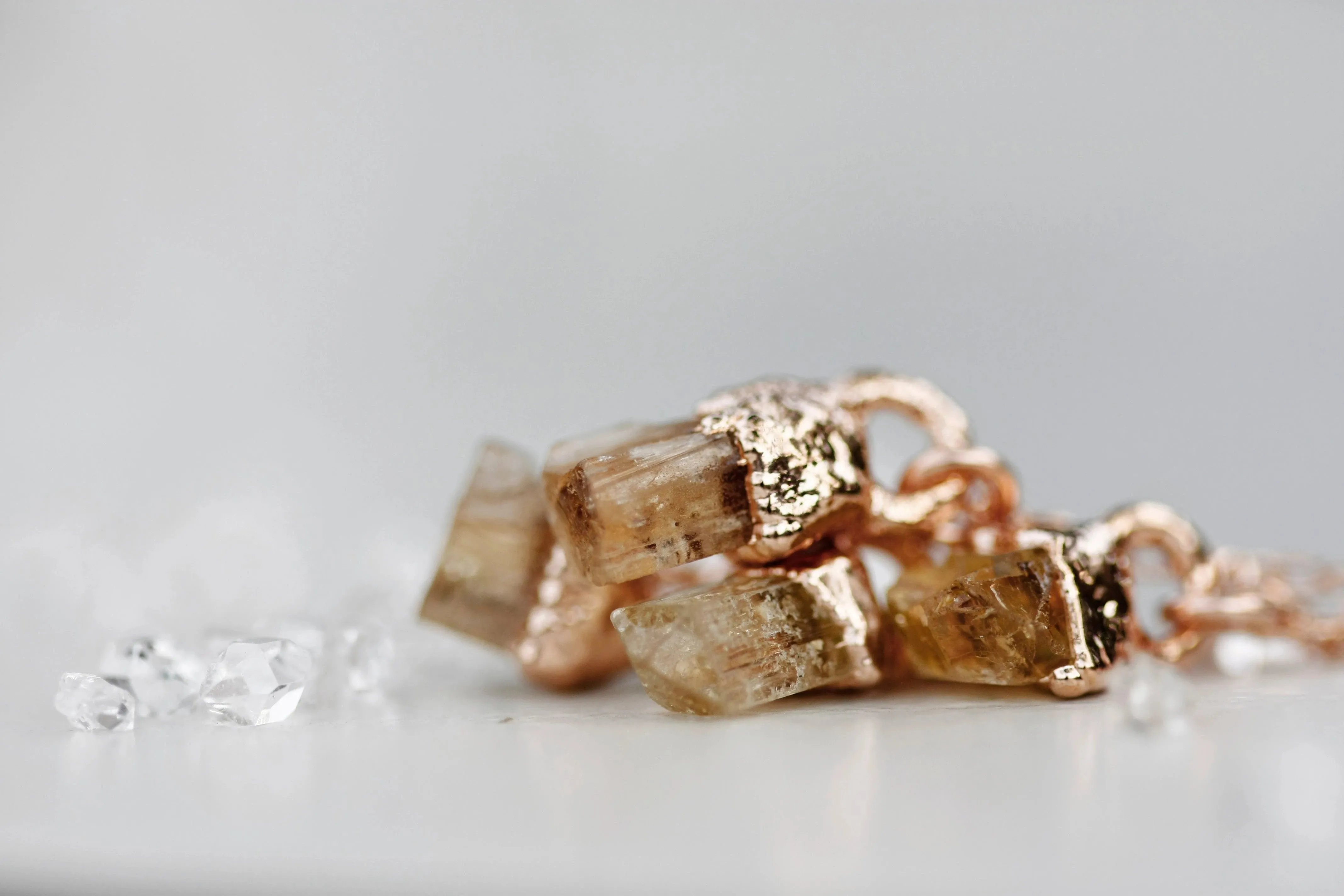 November Raindrops Necklace · Topaz