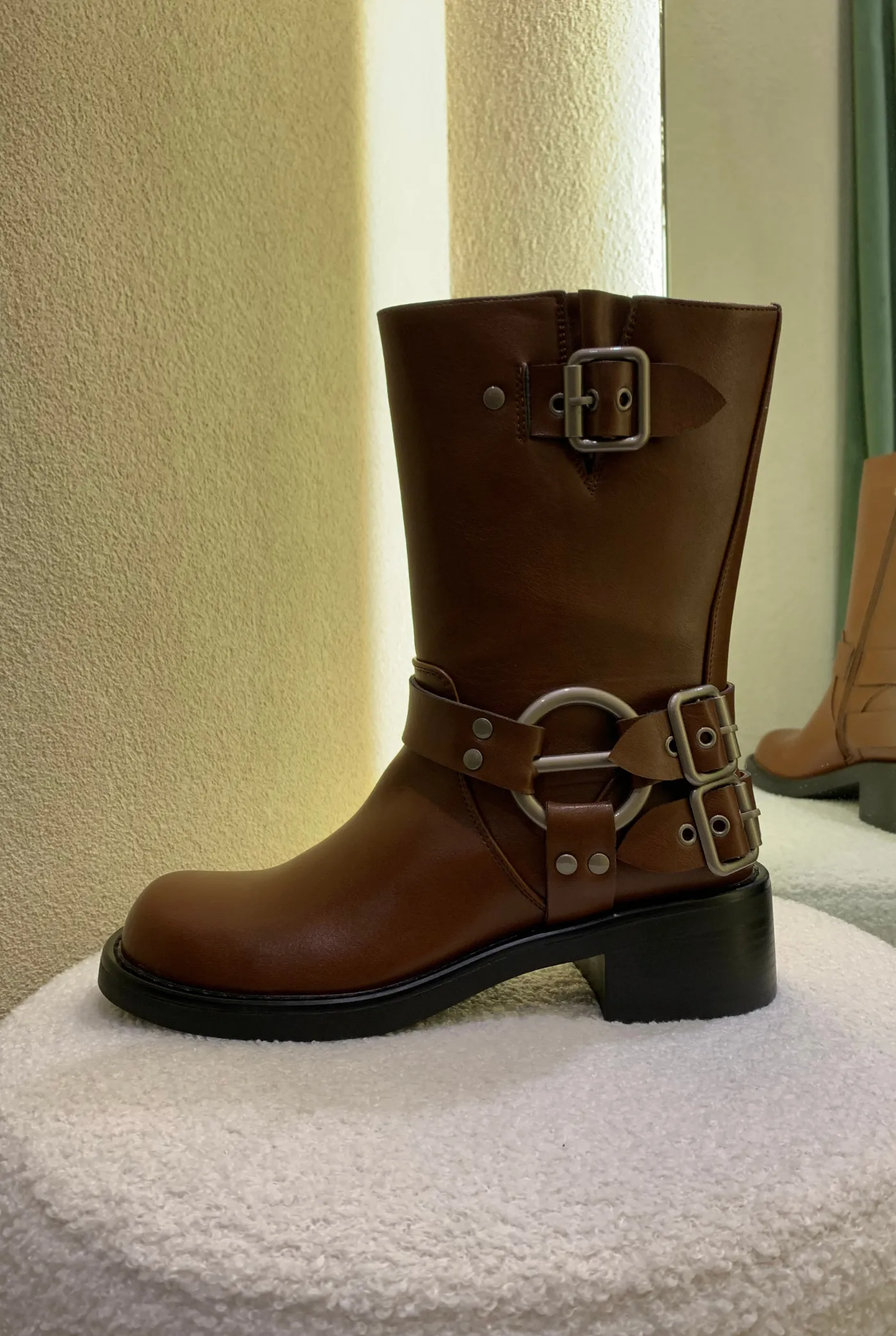 Oaklee Biker Boot Chocolate
