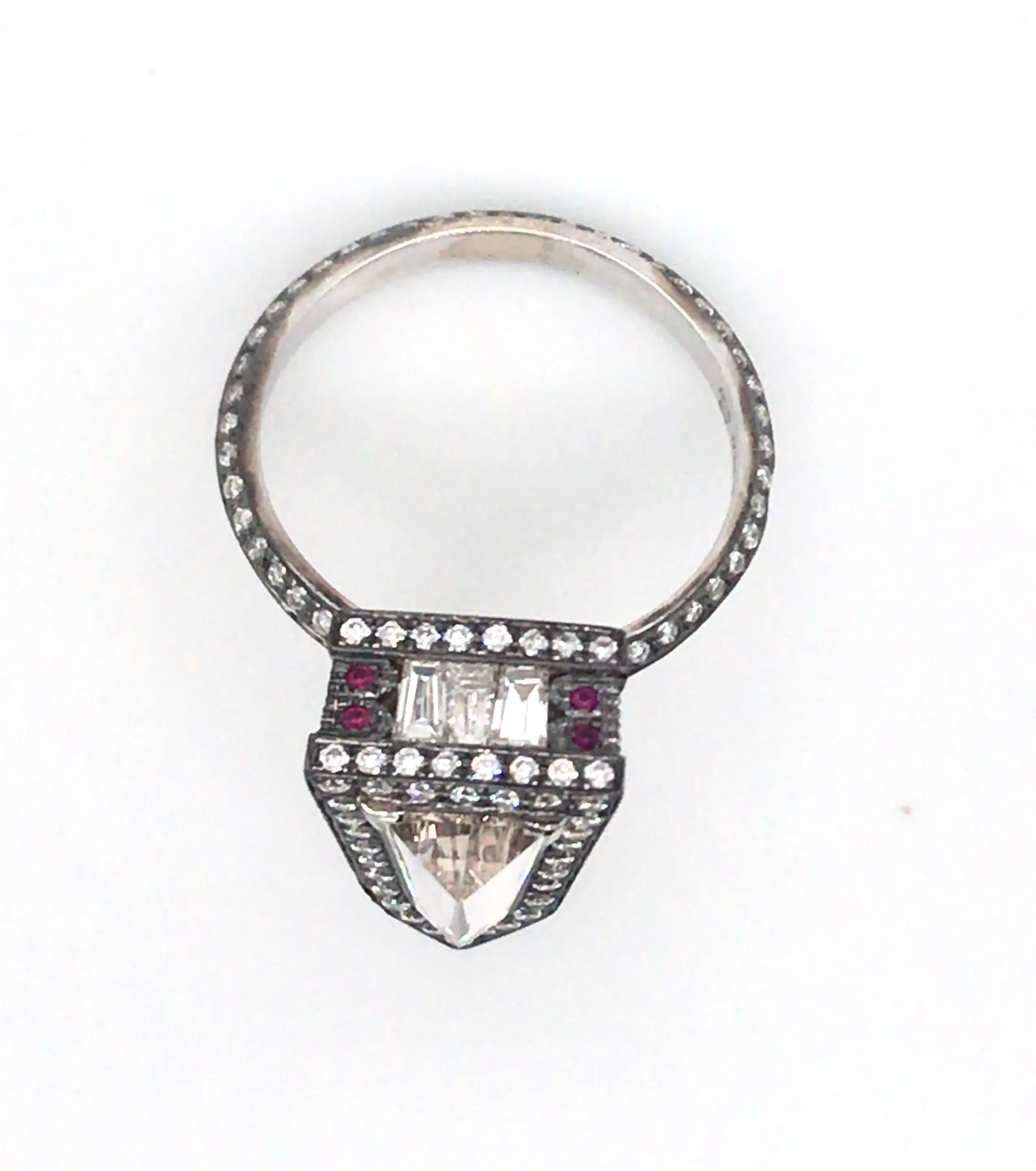 One-of-a-kind Rose-cut Diamond Cocktail Ring 2