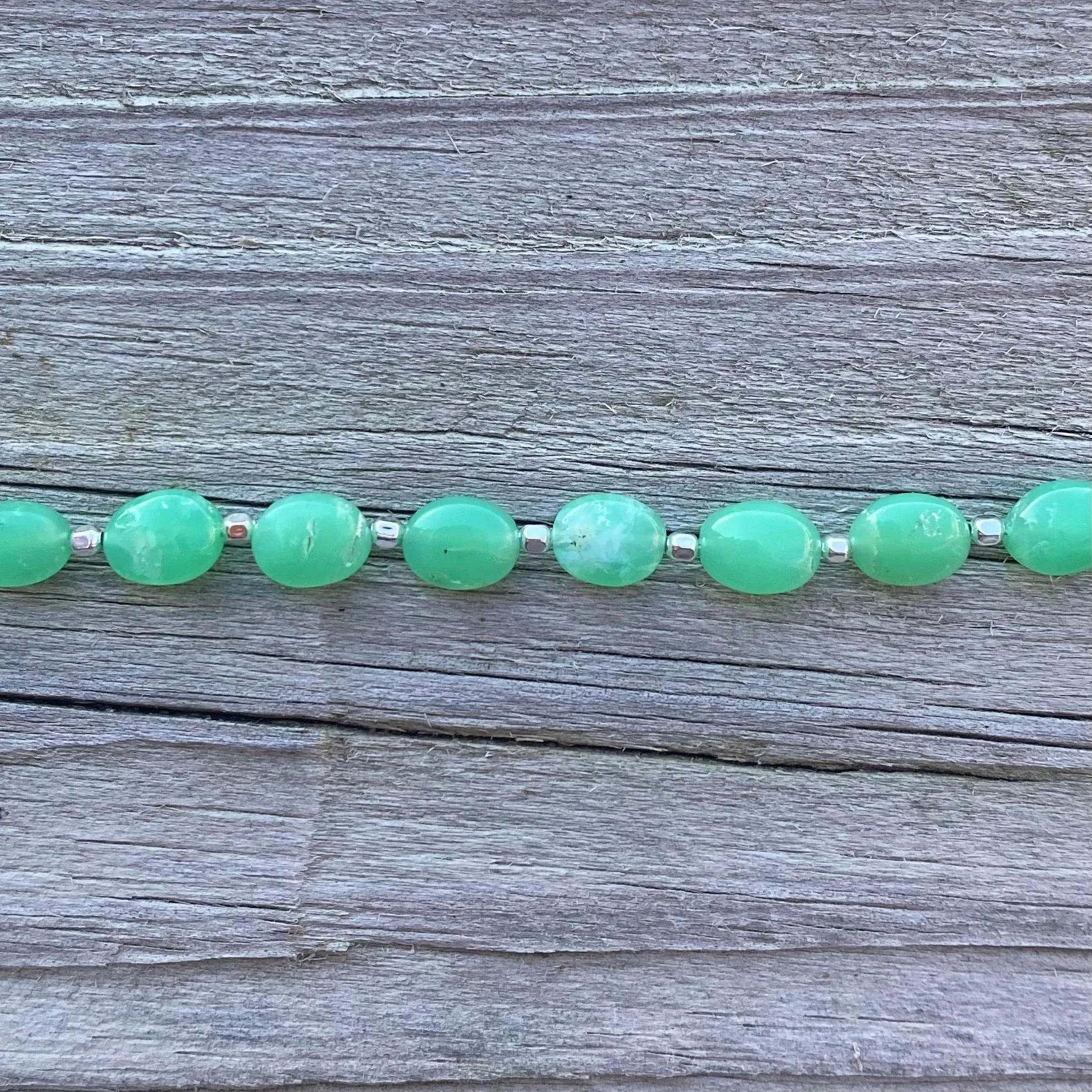Oval Gemstone Necklace
