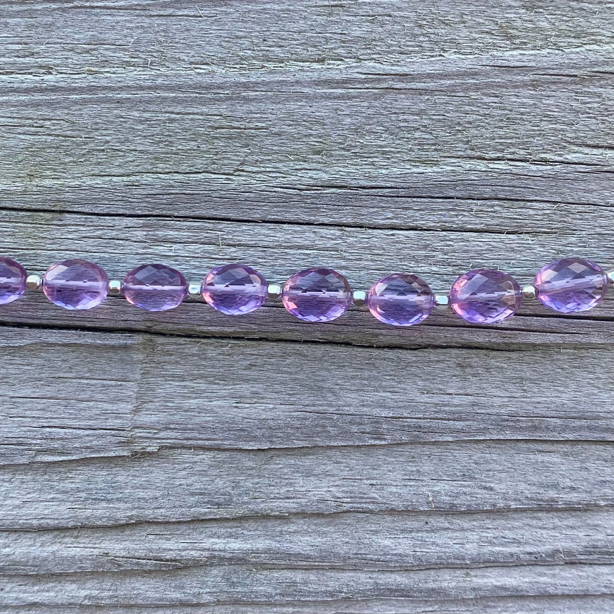 Oval Gemstone Necklace