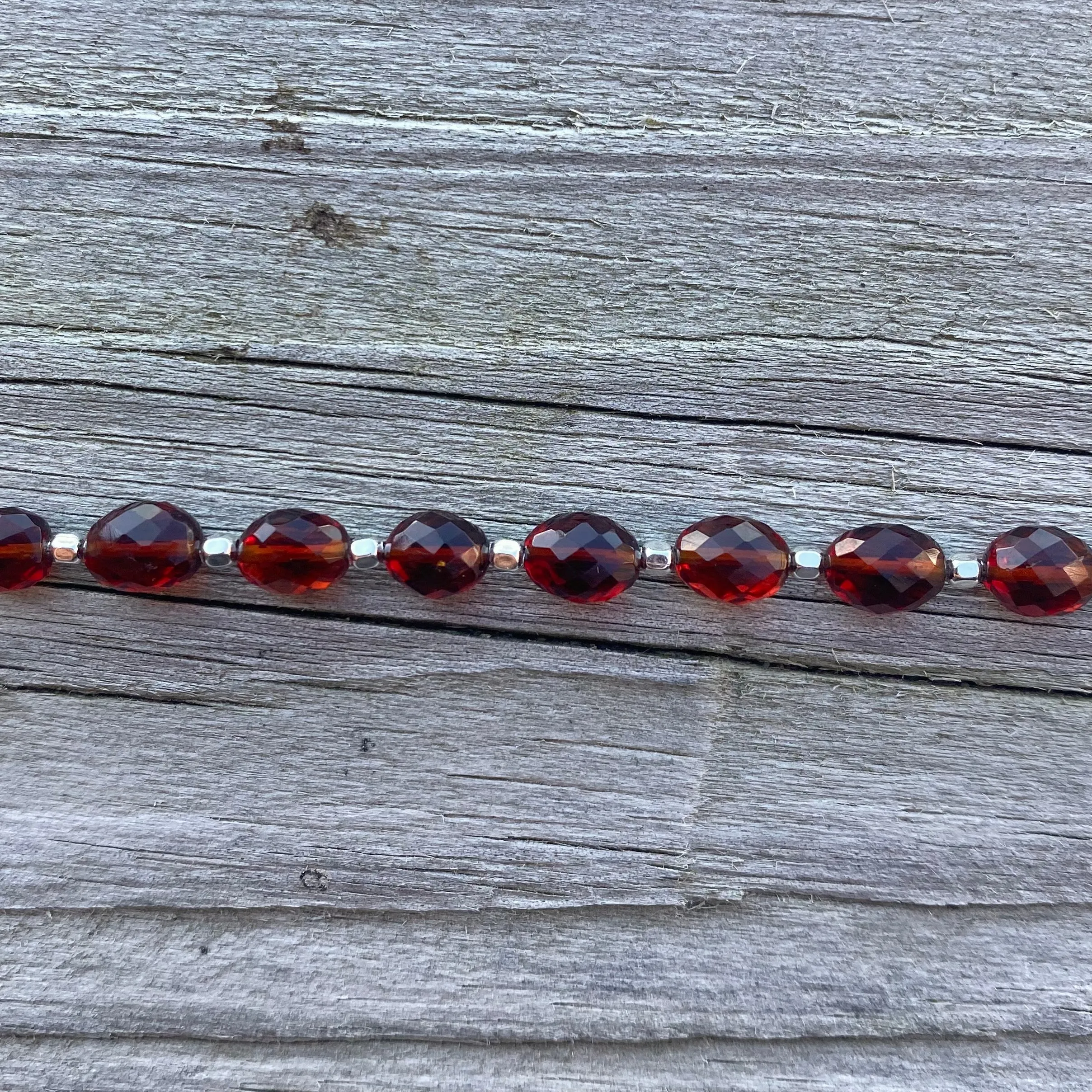 Oval Gemstone Necklace