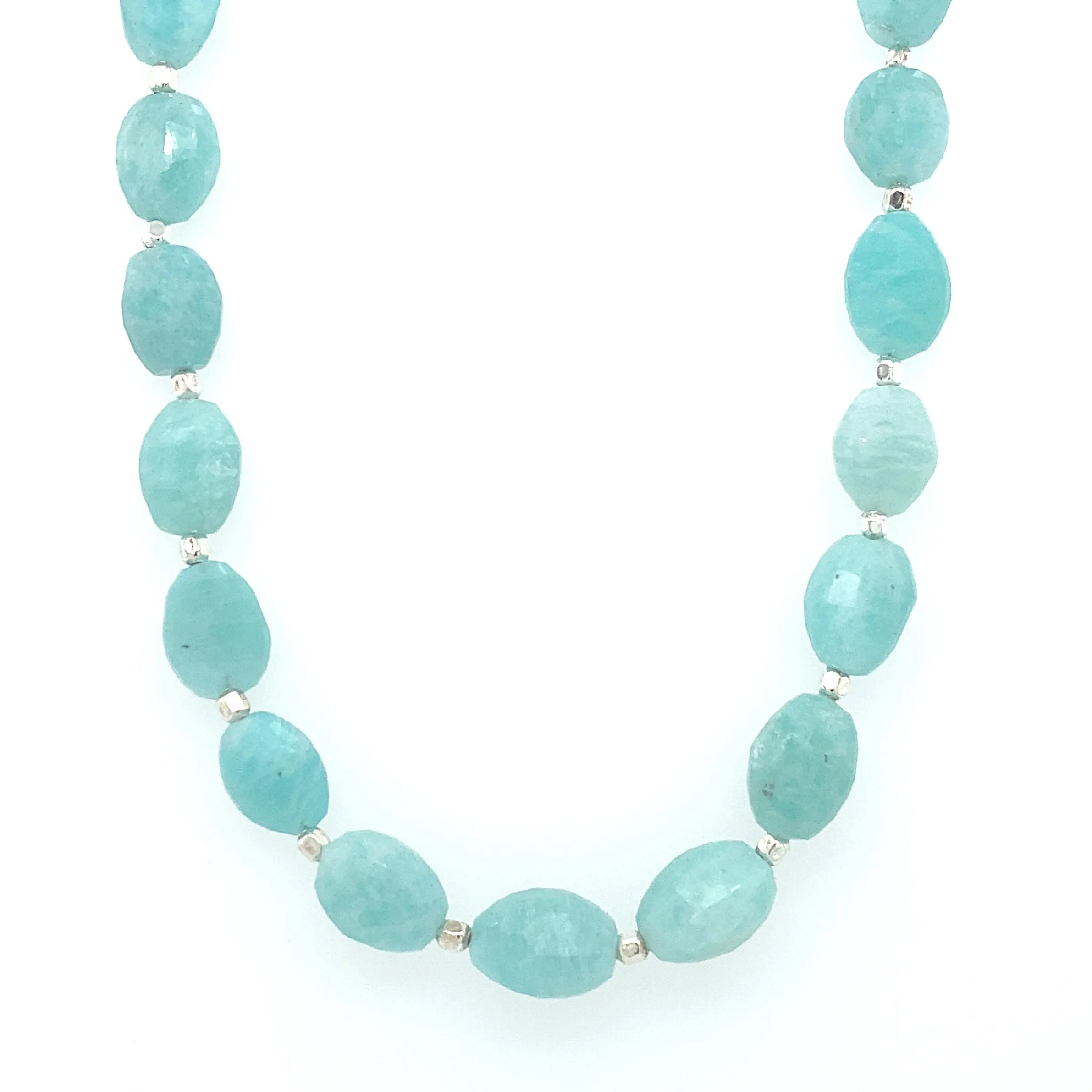 Oval Gemstone Necklace