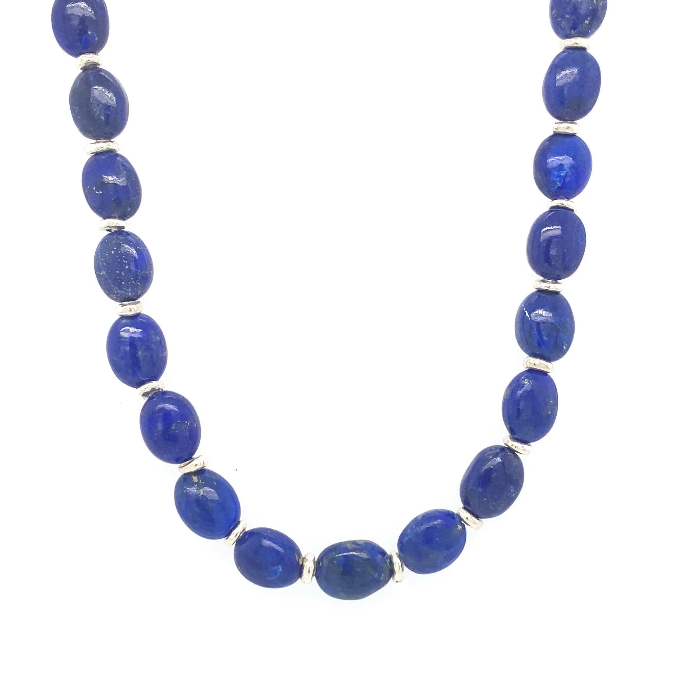 Oval Gemstone Necklace