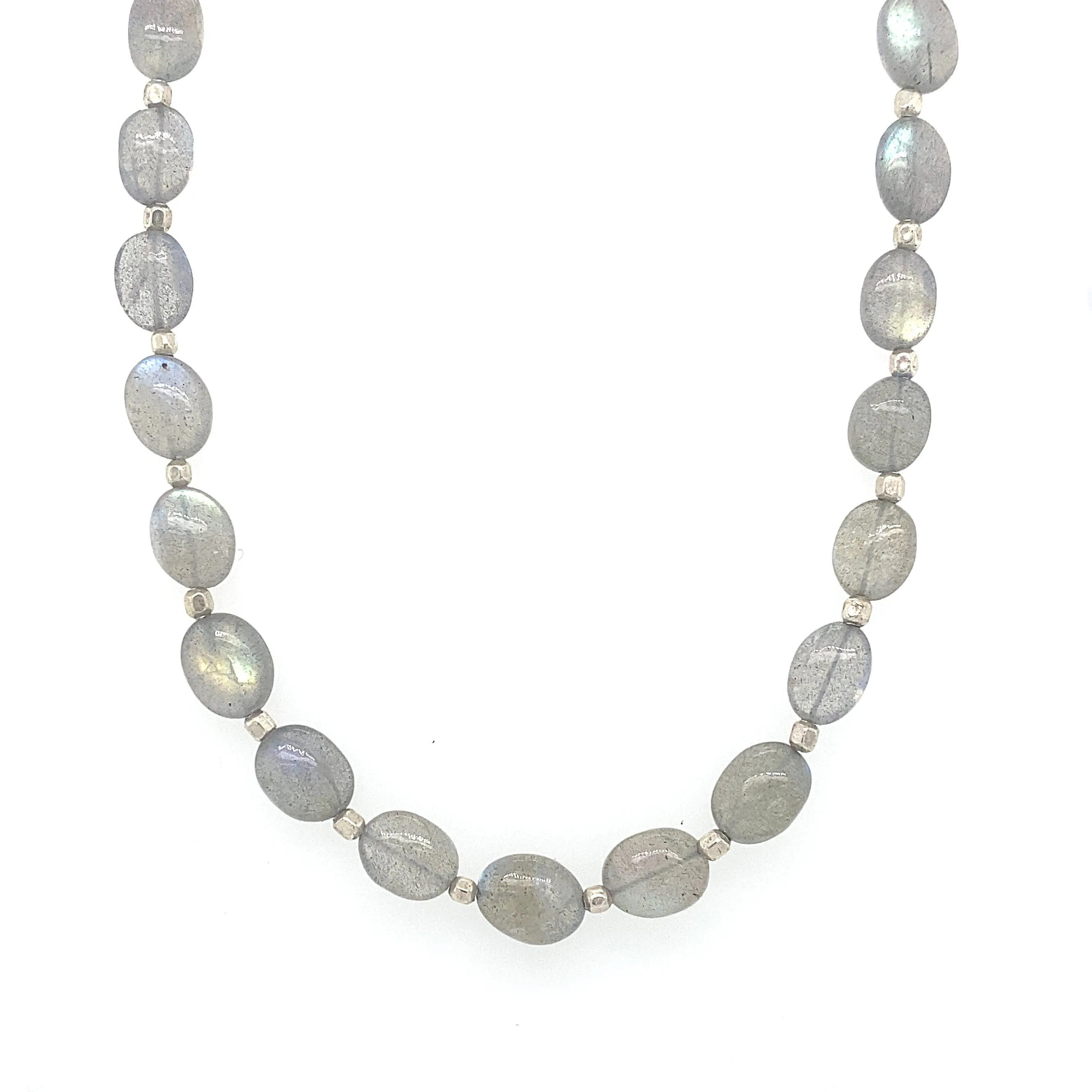 Oval Gemstone Necklace