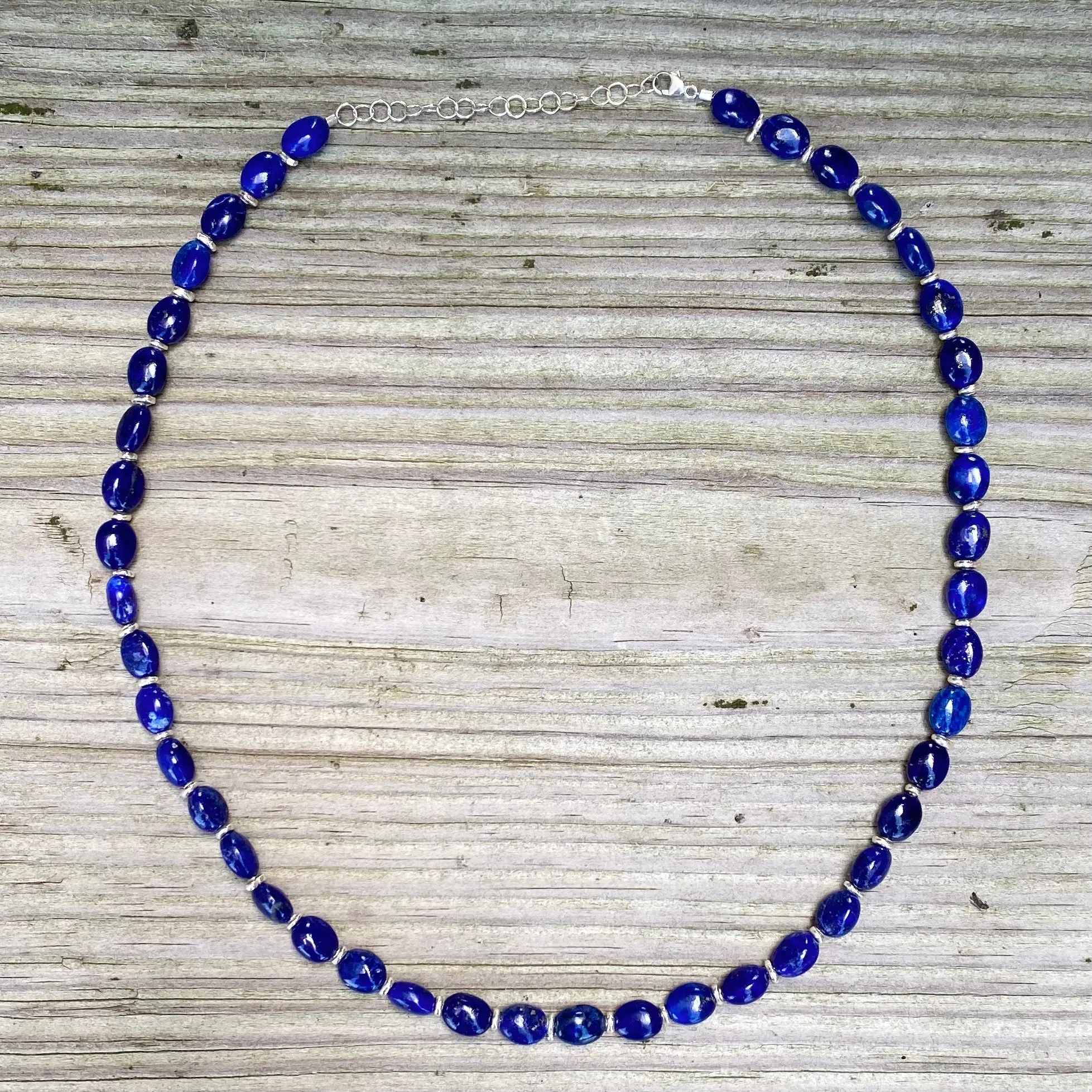 Oval Gemstone Necklace