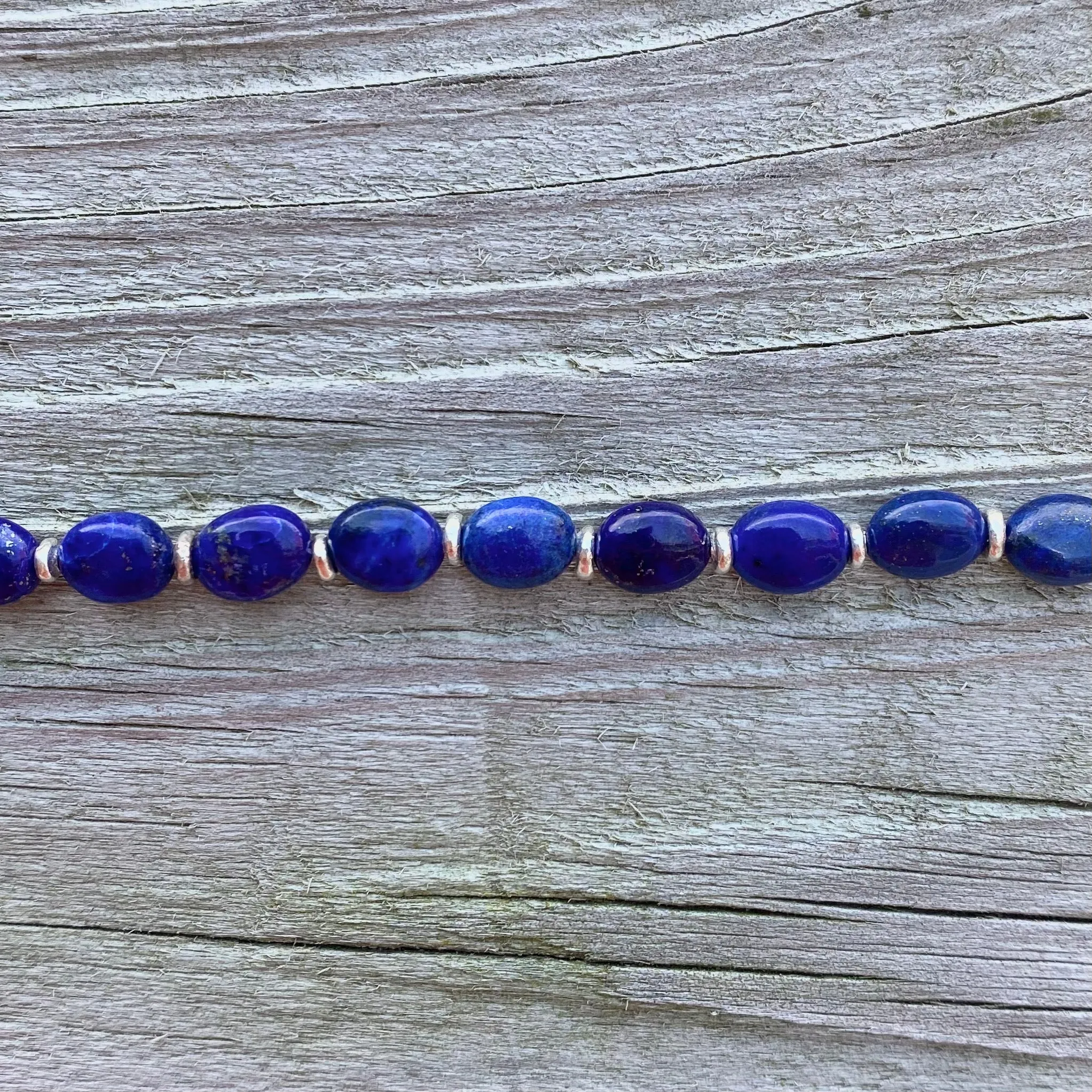 Oval Gemstone Necklace