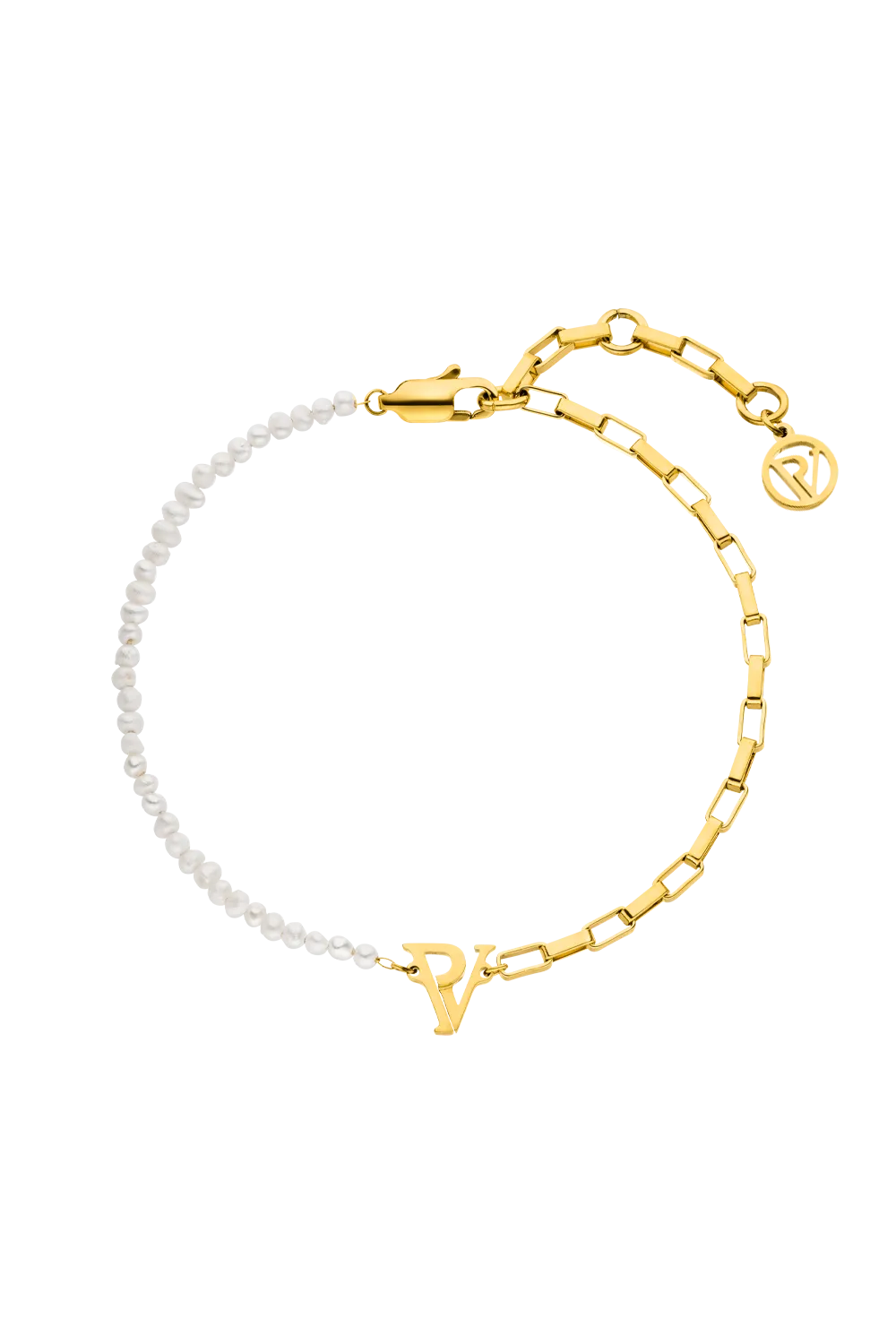 Pearl Bracelet 14K Gold Plated
