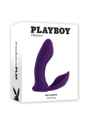 Playboy Mix and Match Silicone Rechargeable Dual Vibrator