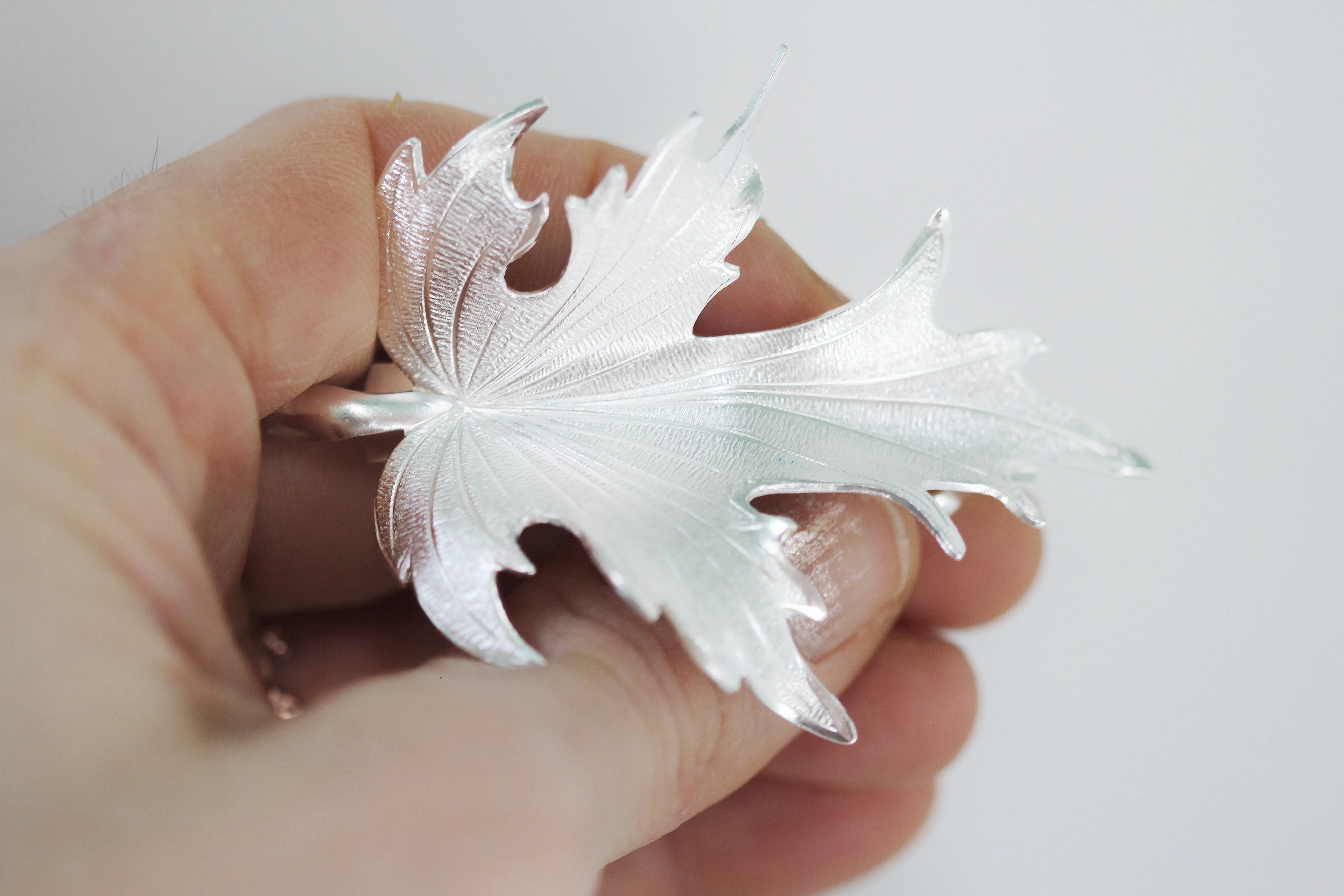 Preorder* Large Fig Leaf Hair Clip