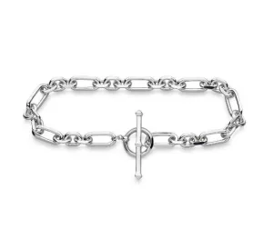 Revival Astoria Figaro Chain Link T-bar Bracelet